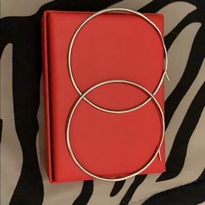 James Avery Large Swedge Hoops